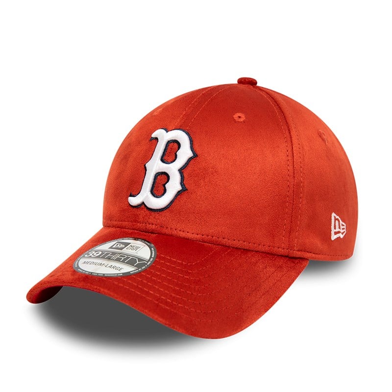 39thirty New Era Boston Sox Gamuza Gorras Rojos | WG5681470