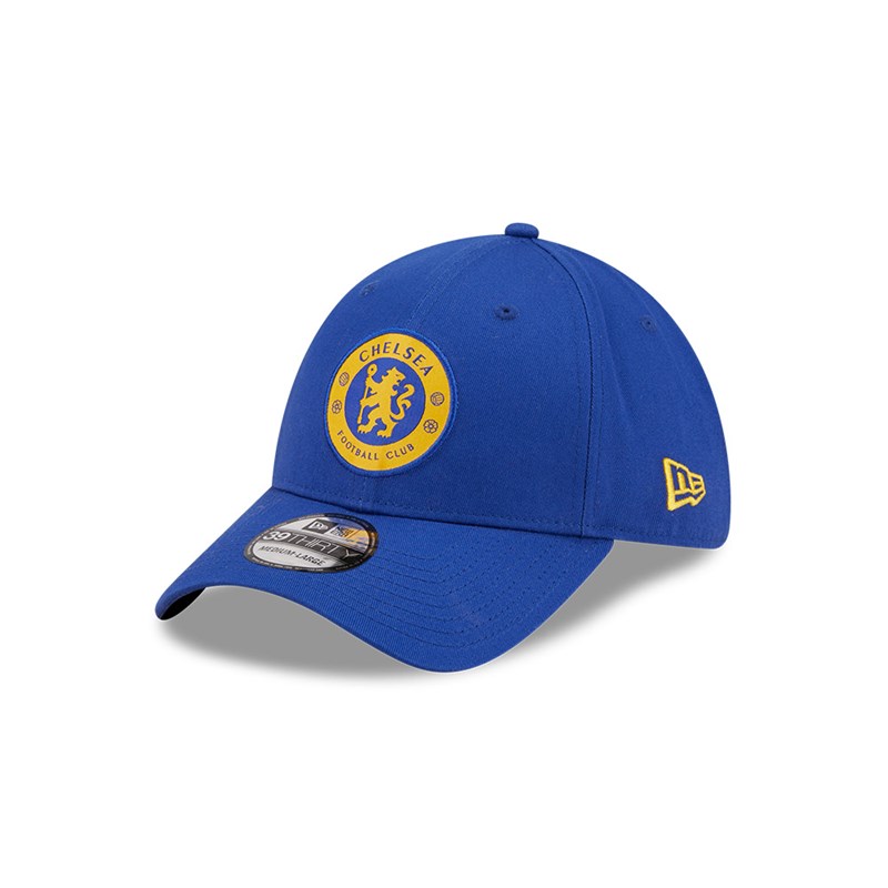 39thirty New Era Chelsea Fc Lion Pop Crest Stretch Fit Gorras Azules | DM5839041