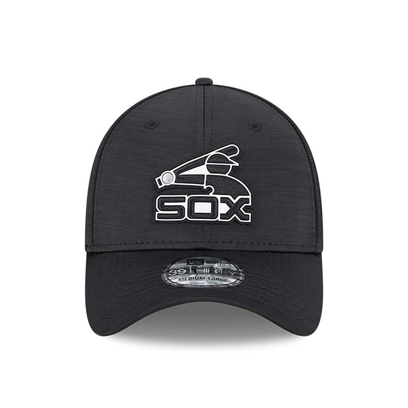 39thirty New Era Chicago Sox MLB Clubhouse Stretch Fit Gorras Negros | AL5124769