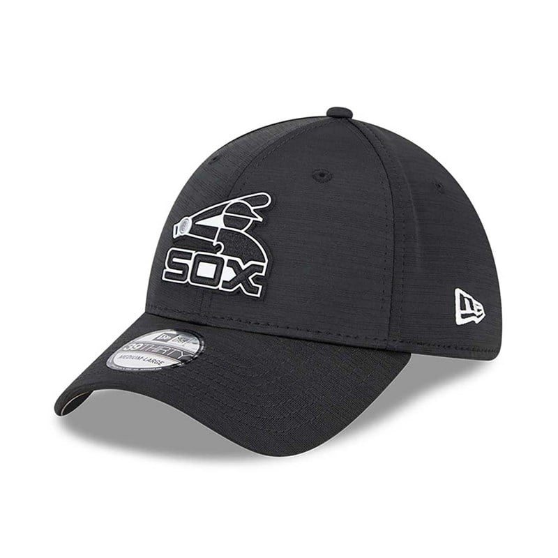 39thirty New Era Chicago Sox MLB Clubhouse Stretch Fit Gorras Negros | AL5124769