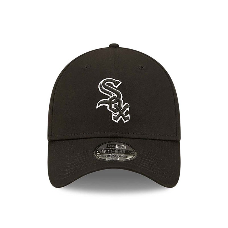 39thirty New Era Chicago Sox Team Outline Stretch Fit Gorras Negros | HG9562714