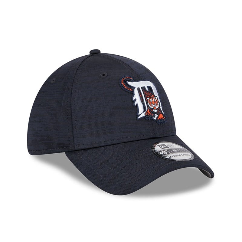 39thirty New Era Detroit Tigers MLB Clubhouse Stretch Fit Gorras Azules | JE8346270