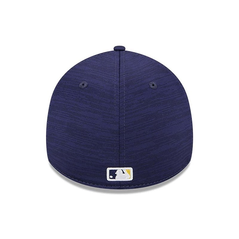 39thirty New Era Milwaukee Brewers MLB Clubhouse Stretch Fit Gorras Azules | MI0523819