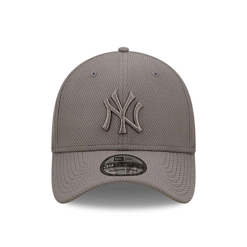 39thirty New Era New York Yankees Diamond Era Stretch Fit Gorras Grises | CT3150796