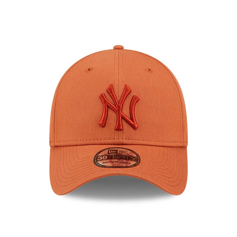 39thirty New Era New York Yankees League Essential Stretch Fit Gorras Naranjas | AN8230561