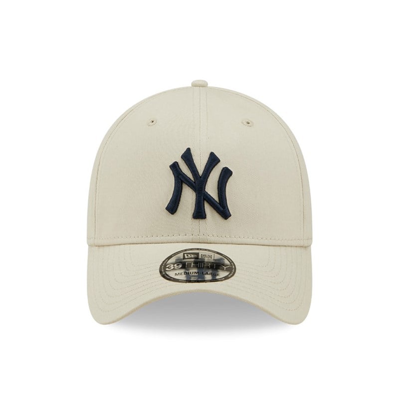 39thirty New Era New York Yankees League Essential Stretch Fit Gorras Creme | OR4061835