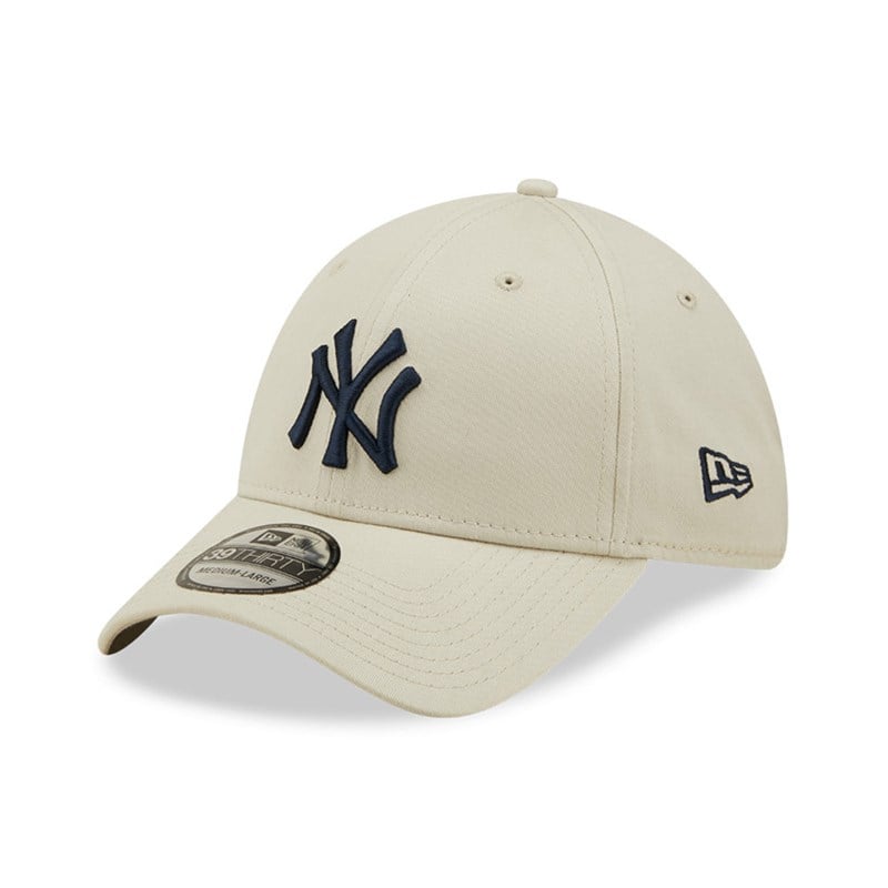 39thirty New Era New York Yankees League Essential Stretch Fit Gorras Creme | OR4061835