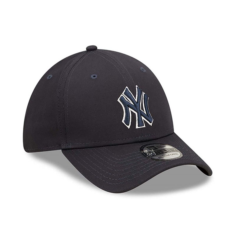 39thirty New Era New York Yankees Team Outline Stretch Fit Gorras Azules | FH3790648