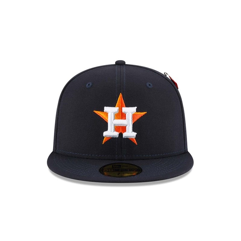 59fifty New Era Alpha Industries Houston Astros Fitted Gorras Azules | ZY0823956