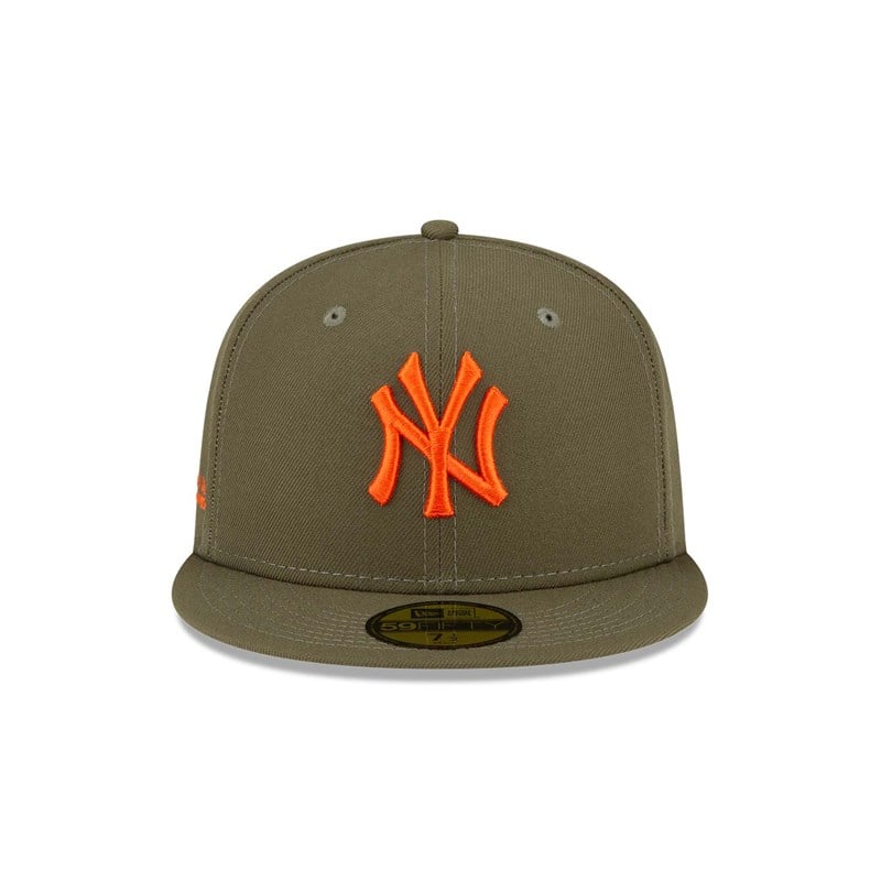 59fifty New Era Alpha Industries New York Yankees Medium Fitted Gorras Verdes | AM3419765