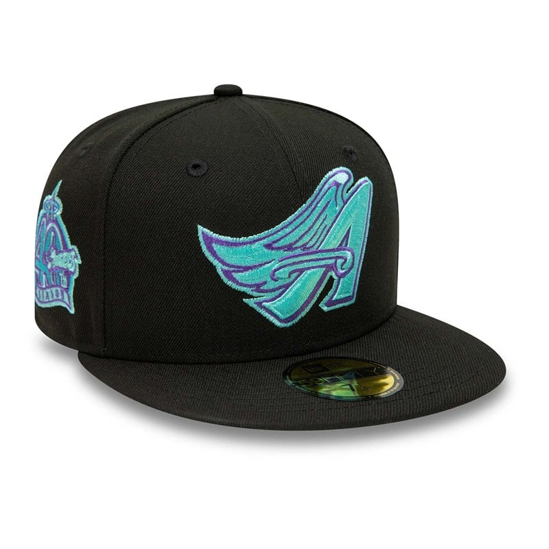 59fifty New Era Anahiem Angels And Tint Fitted Gorras Negros | OG0924618