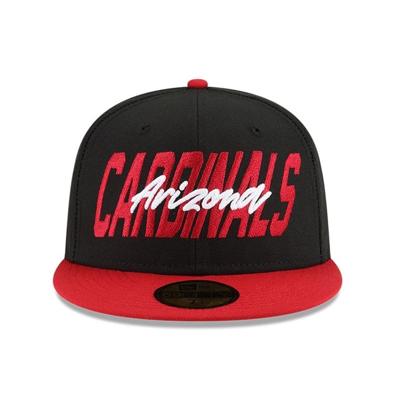 59fifty New Era Arizona Cardinals NFL Draft Fitted Gorras Negros | LR9108567