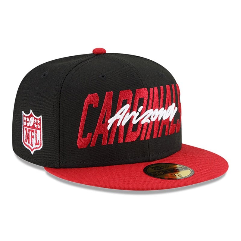 59fifty New Era Arizona Cardinals NFL Draft Fitted Gorras Negros | LR9108567