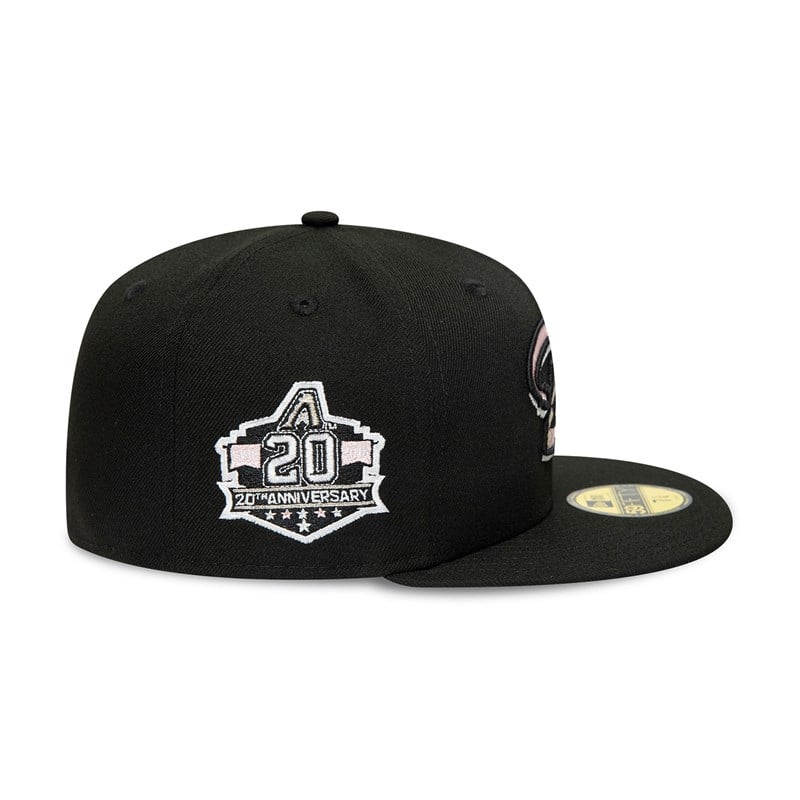 59fifty New Era Arizona Diamondbacks 20th Anniversary Fitted Gorras Negros | OU2759304