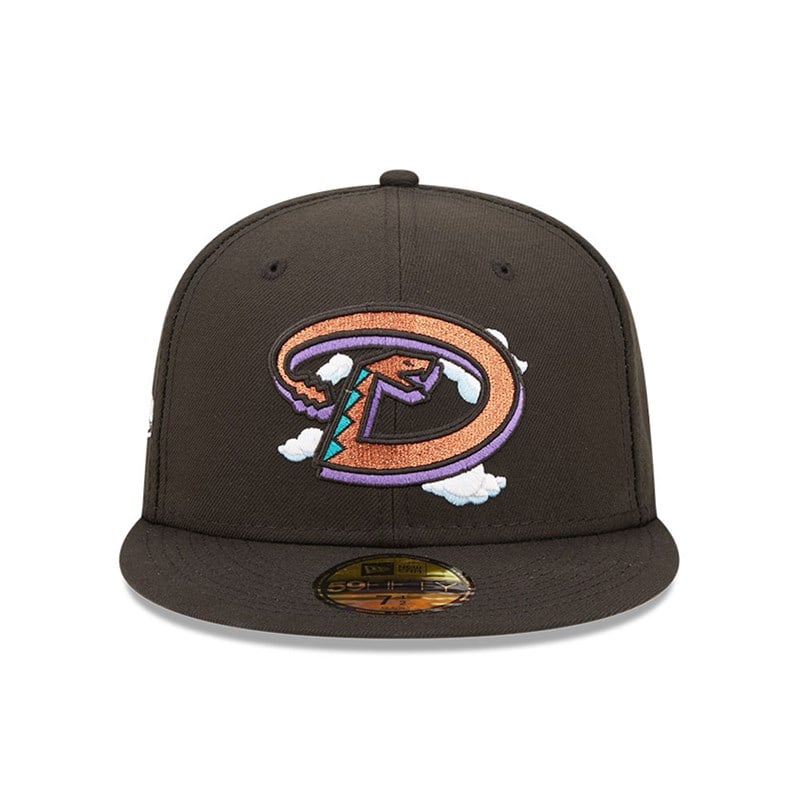 59fifty New Era Arizona Diamondbacks Comic Cloud Fitted Gorras Negros | VN1953428