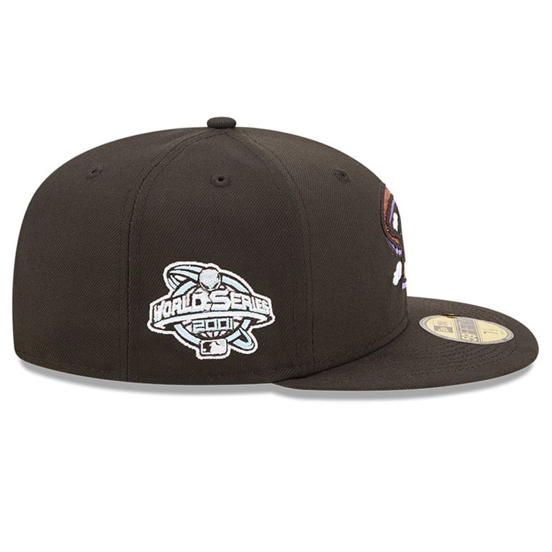 59fifty New Era Arizona Diamondbacks Comic Cloud Fitted Gorras Negros | VN1953428