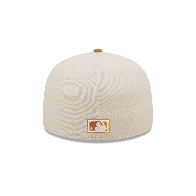 59fifty New Era Arizona Diamondbacks Cord Visor Fitted Gorras Creme | DS1590623