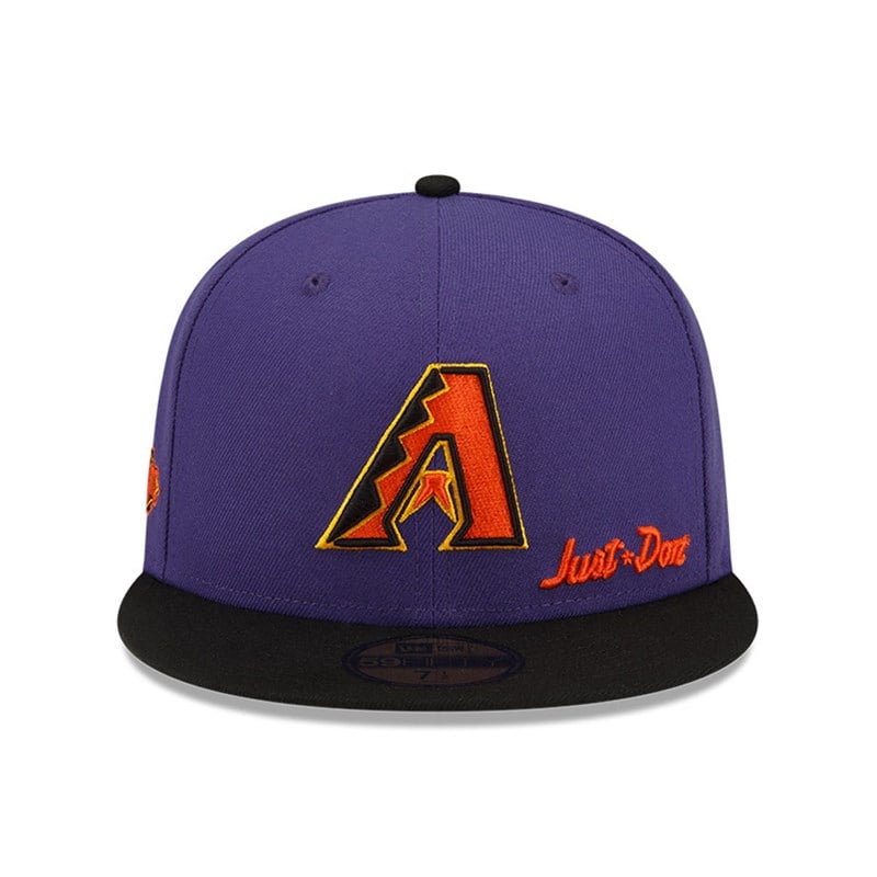 59fifty New Era Arizona Diamondbacks Just Don X MLB Fitted Gorras Morados | MZ0735419