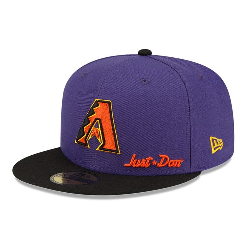 59fifty New Era Arizona Diamondbacks Just Don X MLB Fitted Gorras Morados | MZ0735419