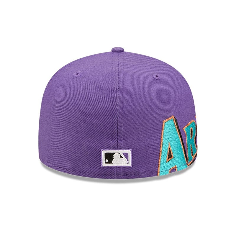 59fifty New Era Arizona Diamondbacks MLB Side Split Fitted Gorras Negros | NR9275684