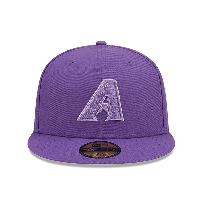 59fifty New Era Arizona Diamondbacks Monocamo Gorras Morados | GJ6134058