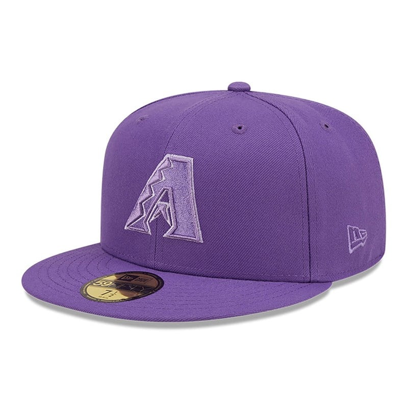 59fifty New Era Arizona Diamondbacks Monocamo Gorras Morados | GJ6134058