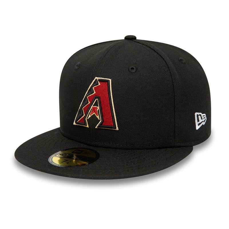 59fifty New Era Arizona Diamondbacks National League Stadium Fitted Gorras Negros | YT6984320