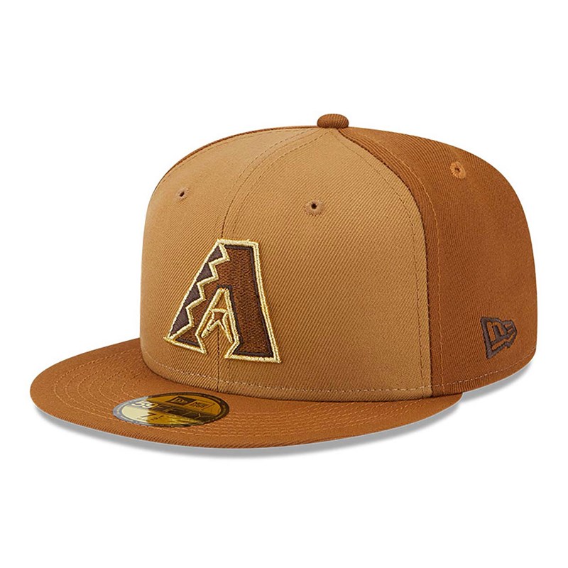 59fifty New Era Arizona Diamondbacks Tri Tone Fitted Gorras Marrom | ZE5416902