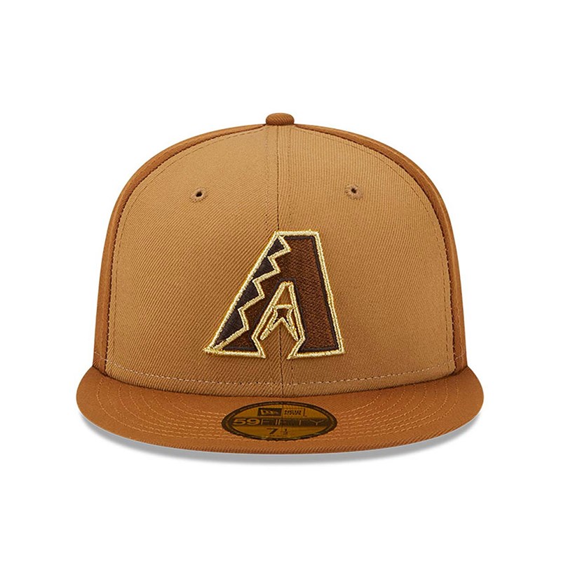 59fifty New Era Arizona Diamondbacks Tri Tone Fitted Gorras Marrom | ZE5416902