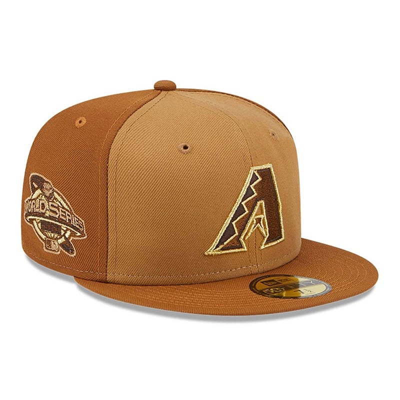 59fifty New Era Arizona Diamondbacks Tri Tone Fitted Gorras Marrom | ZE5416902