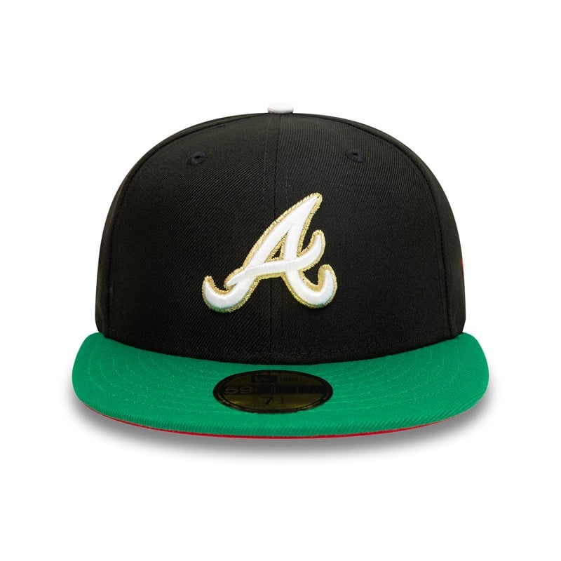 59fifty New Era Atlanta Braves 1995 World Series Fitted Gorras Negros | UQ2758049