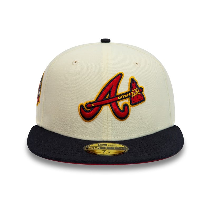 59fifty New Era Atlanta Braves 2017 Chrome Fitted Gorras Blancos | QC9740815