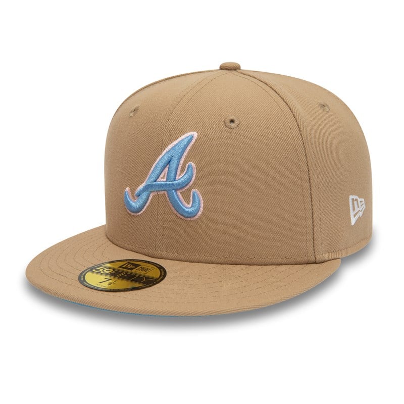 59fifty New Era Atlanta Braves 30th Season Fitted Gorras Marrom | MA6598472