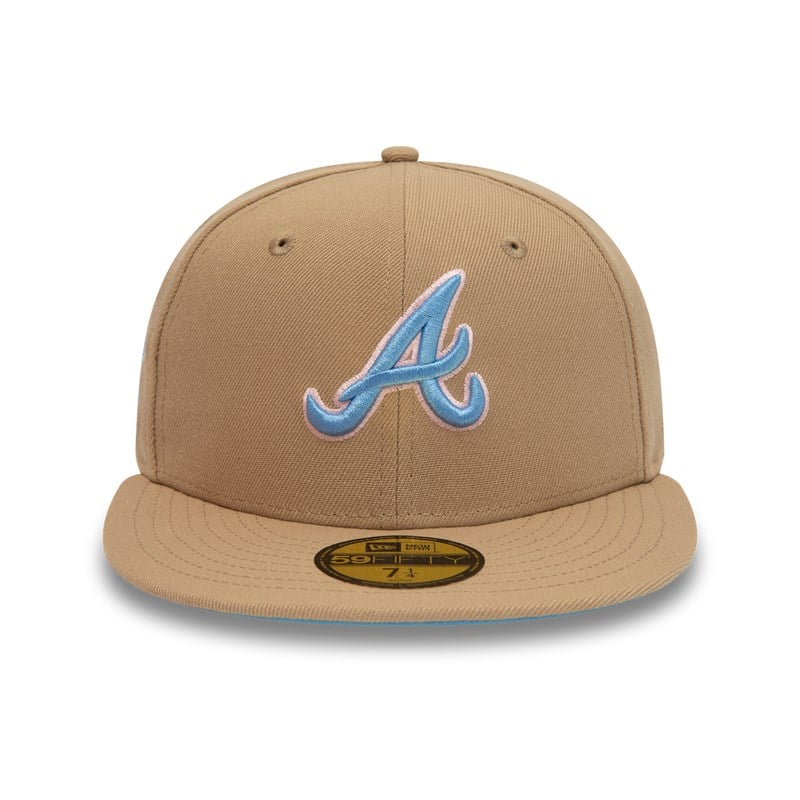 59fifty New Era Atlanta Braves 30th Season Fitted Gorras Marrom | MA6598472