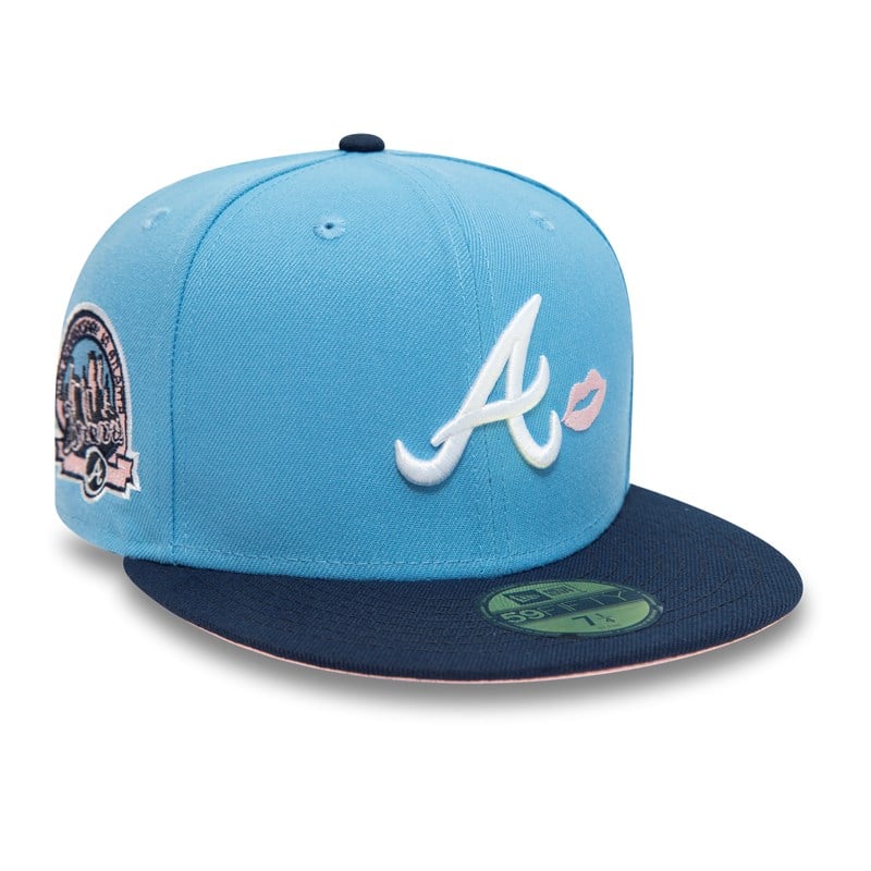 59fifty New Era Atlanta Braves 40th Anniversary Fitted Gorras Azules | QJ9012874