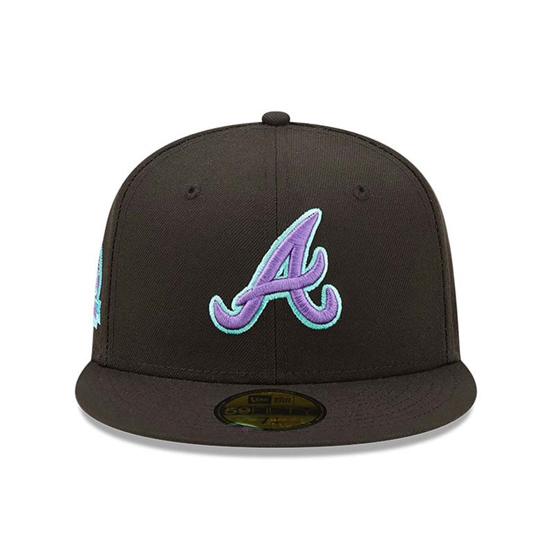 59fifty New Era Atlanta Braves And Tint Fitted Gorras Negros | JB3096821