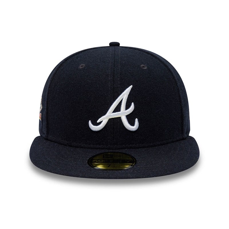 59fifty New Era Atlanta Braves Anniversary Fitted Gorras Azules | BQ7684103