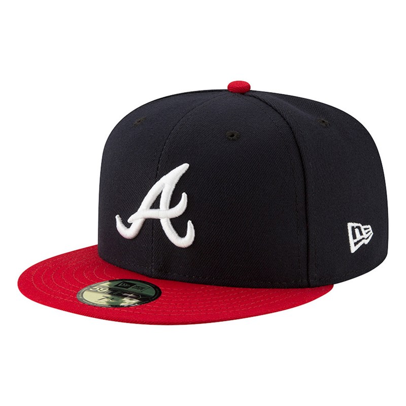 59fifty New Era Atlanta Braves Authentic On Field Home Gorras Azules | MG4928057