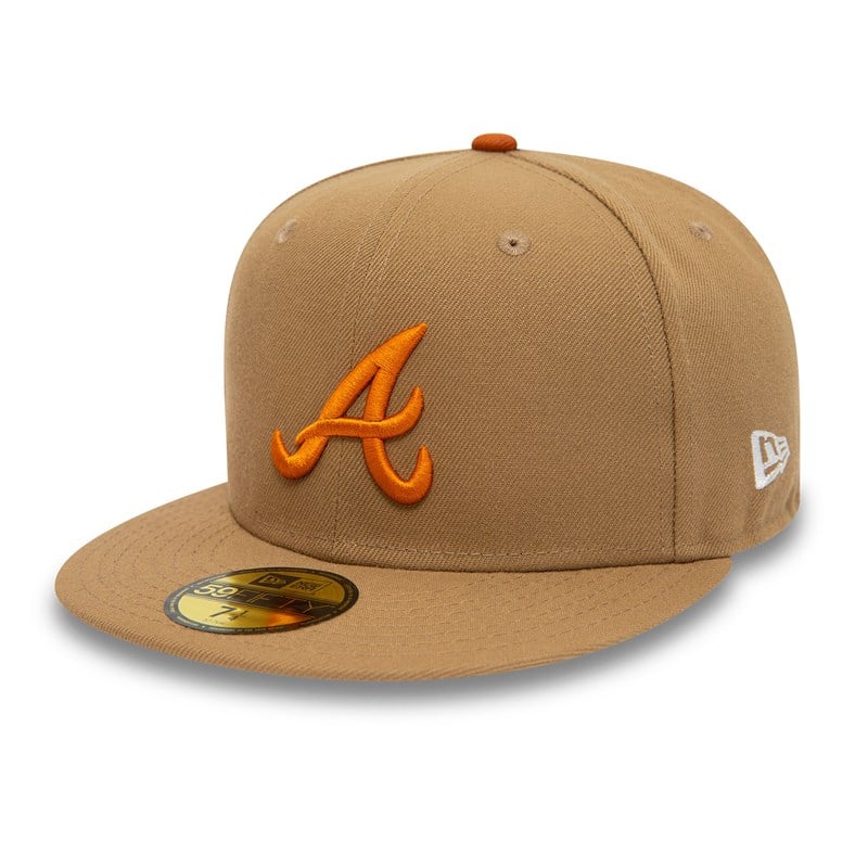 59fifty New Era Atlanta Braves Fall Colours Fitted Gorras Marrom | PR7432895