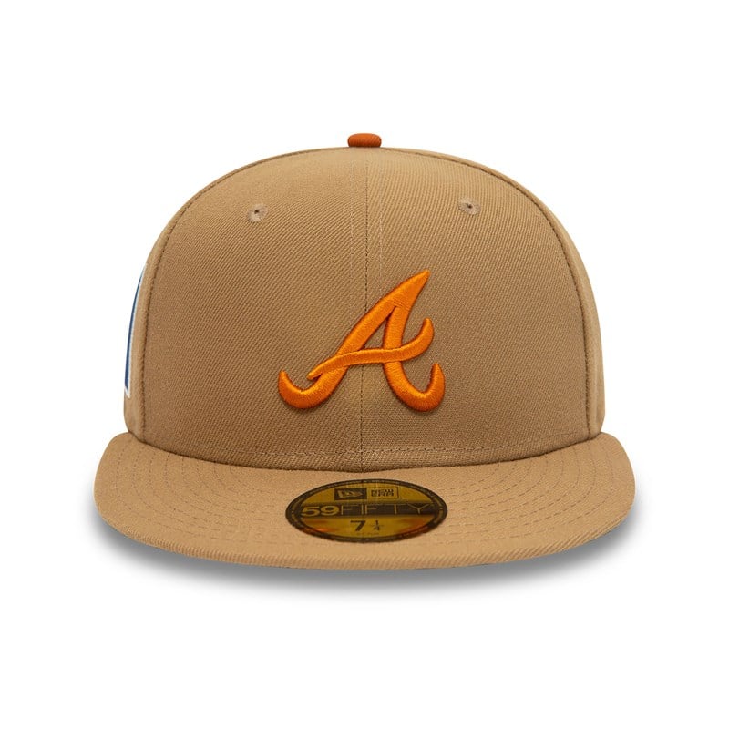 59fifty New Era Atlanta Braves Fall Colours Fitted Gorras Marrom | PR7432895