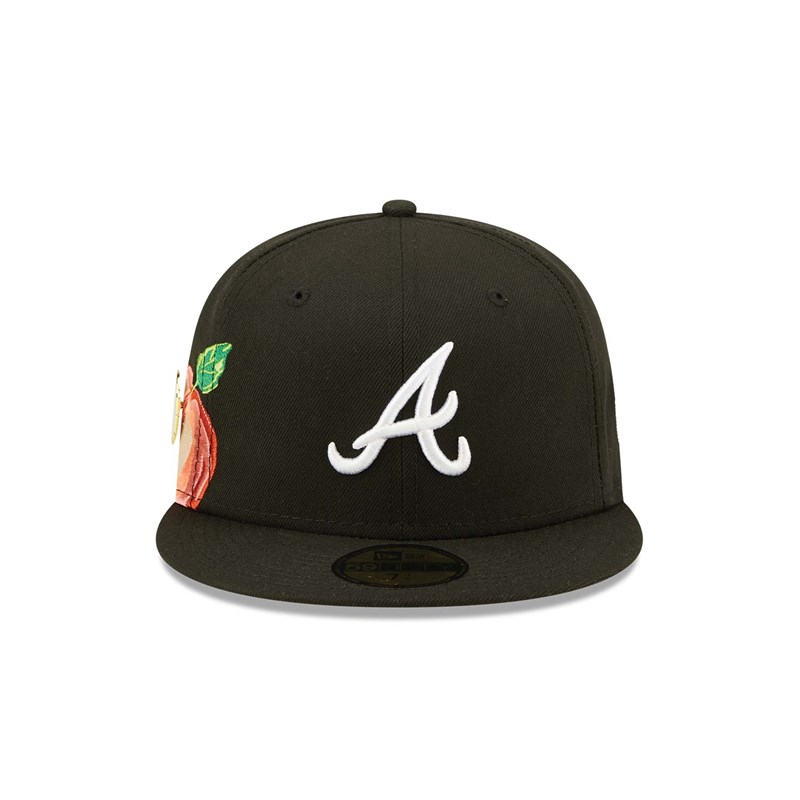 59fifty New Era Atlanta Braves Fruit Fitted Gorras Negros | MG5709812