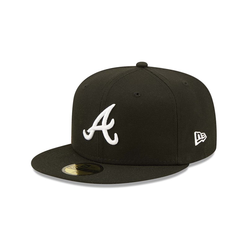 59fifty New Era Atlanta Braves Fruit Fitted Gorras Negros | MG5709812