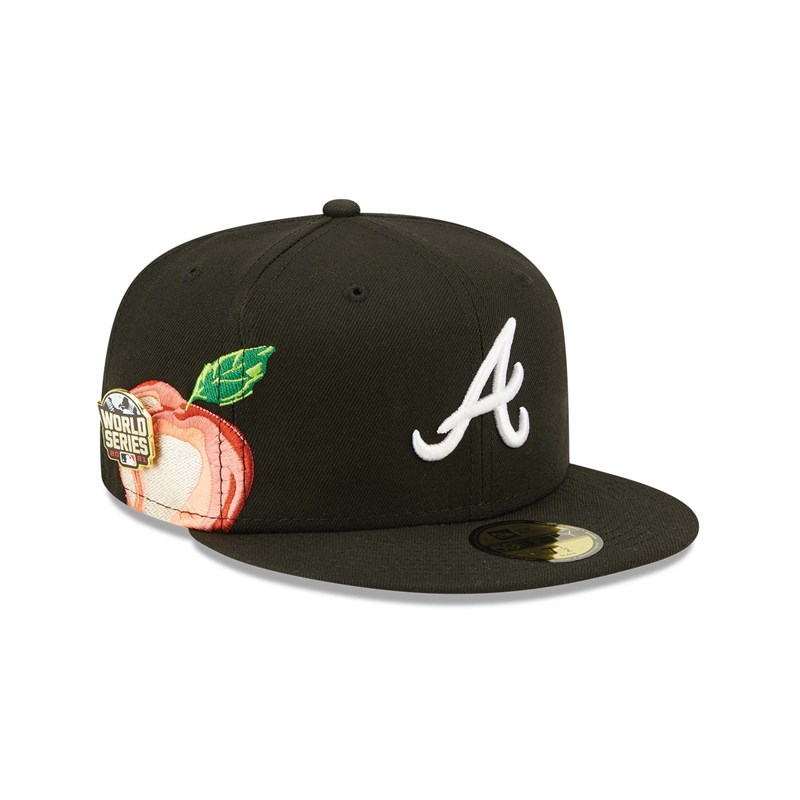 59fifty New Era Atlanta Braves Fruit Fitted Gorras Negros | MG5709812