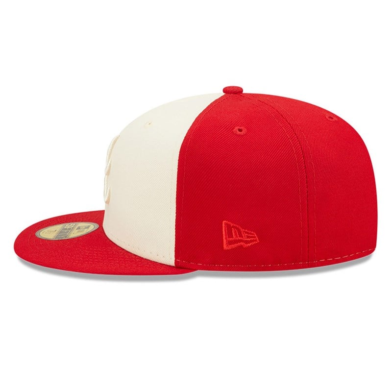 59fifty New Era Atlanta Braves MLB 2-tone Fitted Gorras Rojos | ZK3572814