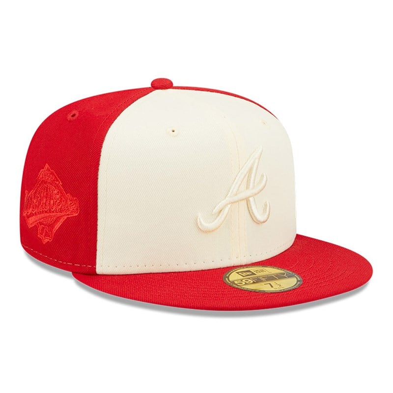 59fifty New Era Atlanta Braves MLB 2-tone Fitted Gorras Rojos | ZK3572814