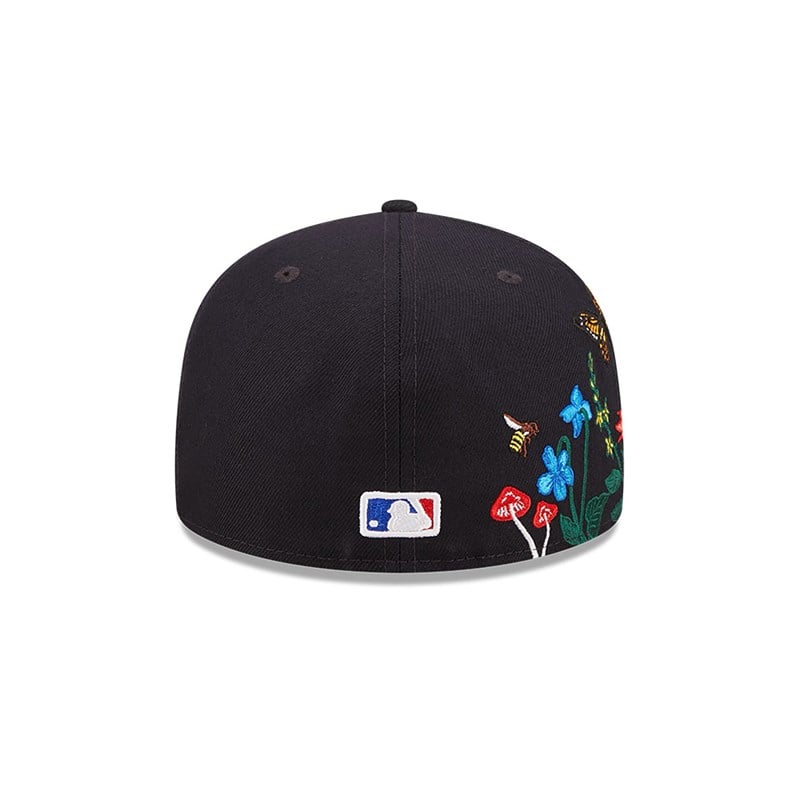 59fifty New Era Atlanta Braves MLB Blooming Fitted Gorras Azules | CX6597438