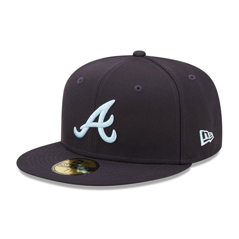 59fifty New Era Atlanta Braves MLB Cloud Fitted Gorras Azules | EN4953012