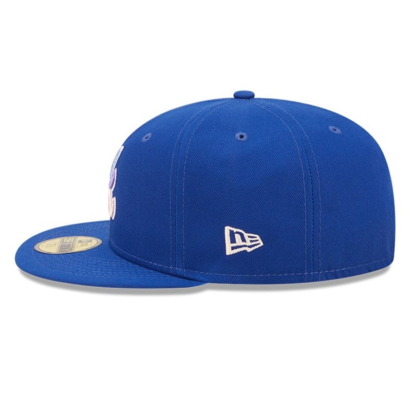 59fifty New Era Atlanta Braves MLB Nightbreak Team Fitted Gorras Azules | PU0816429