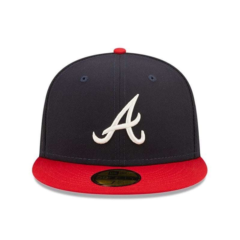 59fifty New Era Atlanta Braves MLB Pop Sweat Fitted Gorras Azules | KG9617085