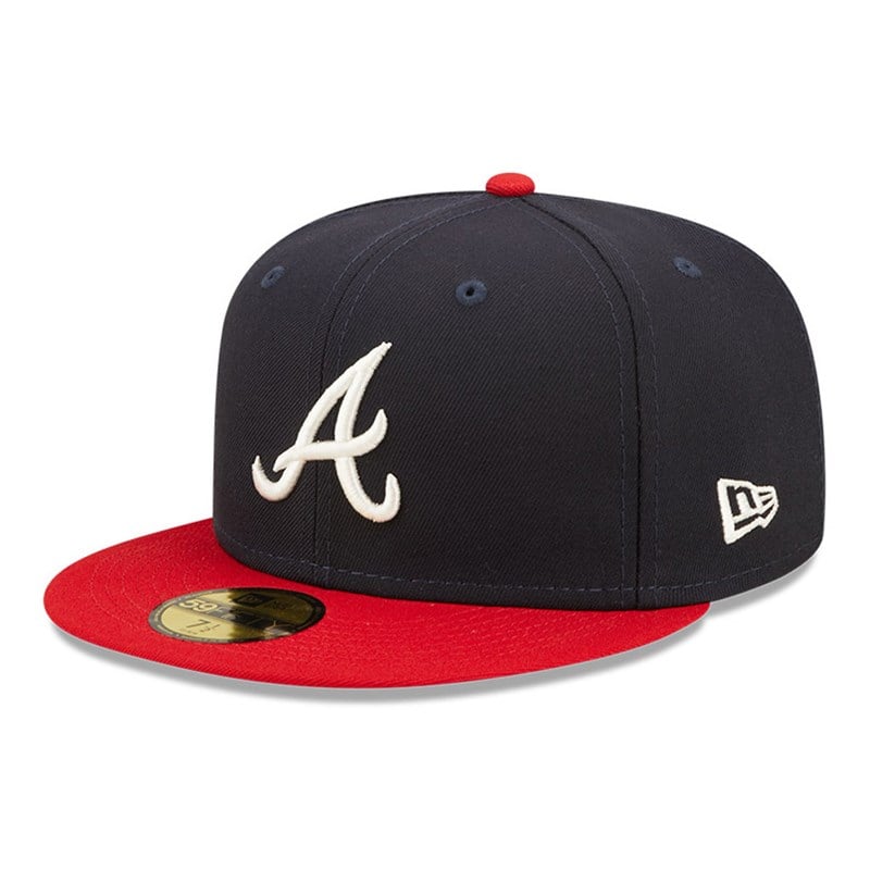 59fifty New Era Atlanta Braves MLB Pop Sweat Fitted Gorras Azules | KG9617085